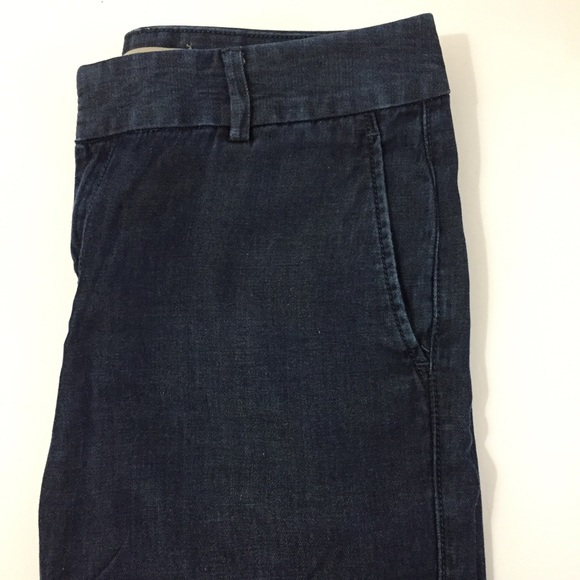 🛑 SOLD! BANANA REPUBLIC Wide Leg Chambray Pants - Picture 1 of 8